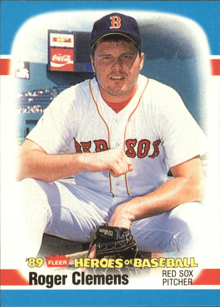 1989 Fleer Heroes of Baseball #8 Roger Clemens