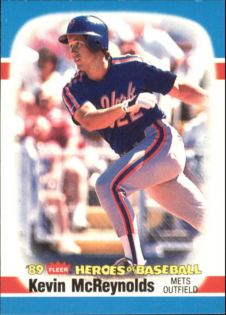  1989 Fleer #34 Kevin Elster New York Mets Baseball