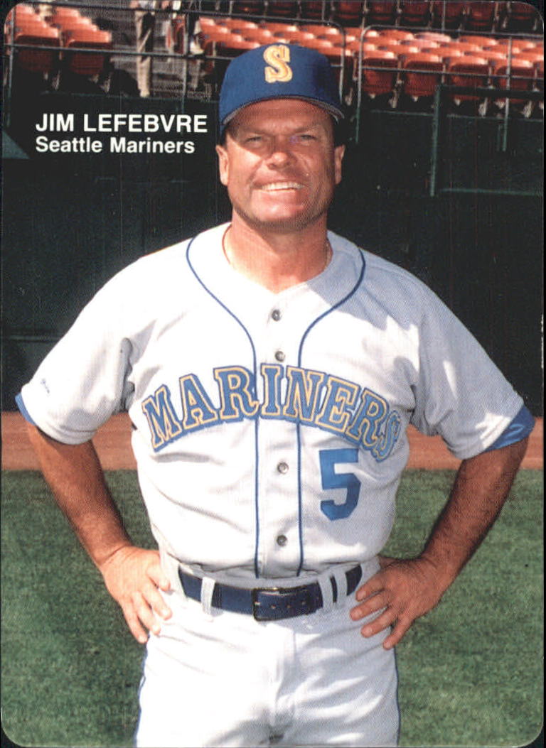 1989 Mariners Mother's #1 Jim Lefebvre MG - NM-MT