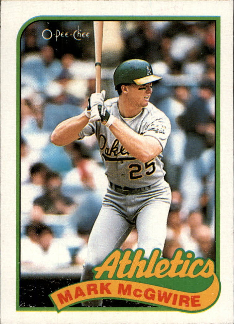 394 Mark McGwire - Oakland Athletics - 1988 O-Pee-Chee Baseball