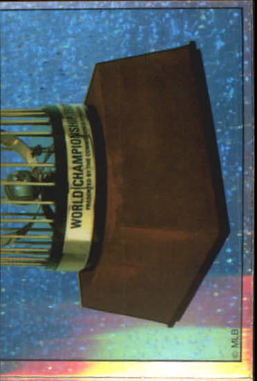 1989 Panini Stickers #2 World Series Trophy