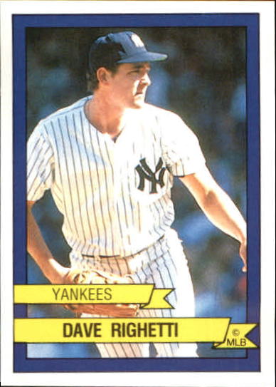 1989 Panini Stickers #400 Dave Righetti