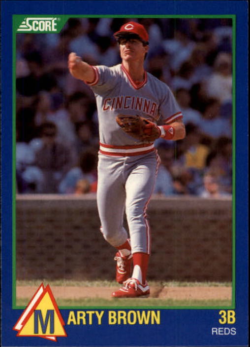 1989 Score Hottest 100 Rookies #70 Marty Brown