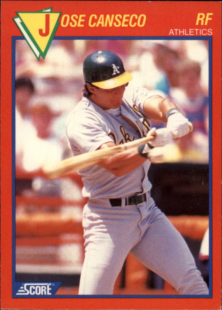 1989 Score Hottest 100 Stars #1 Jose Canseco