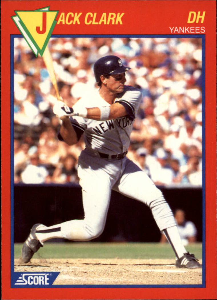 Jack Clark - Yankees #311 Donruss 1989 Baseball Trading Card