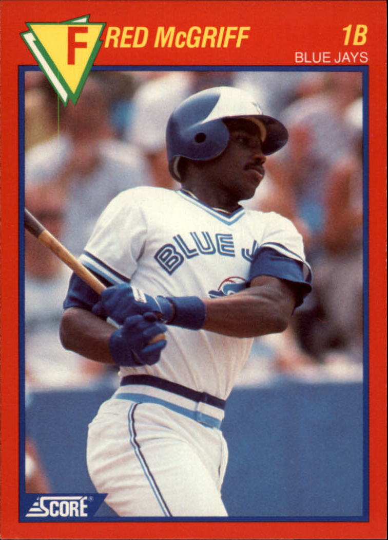 1989 Score Hottest 100 Stars #65 Fred McGriff