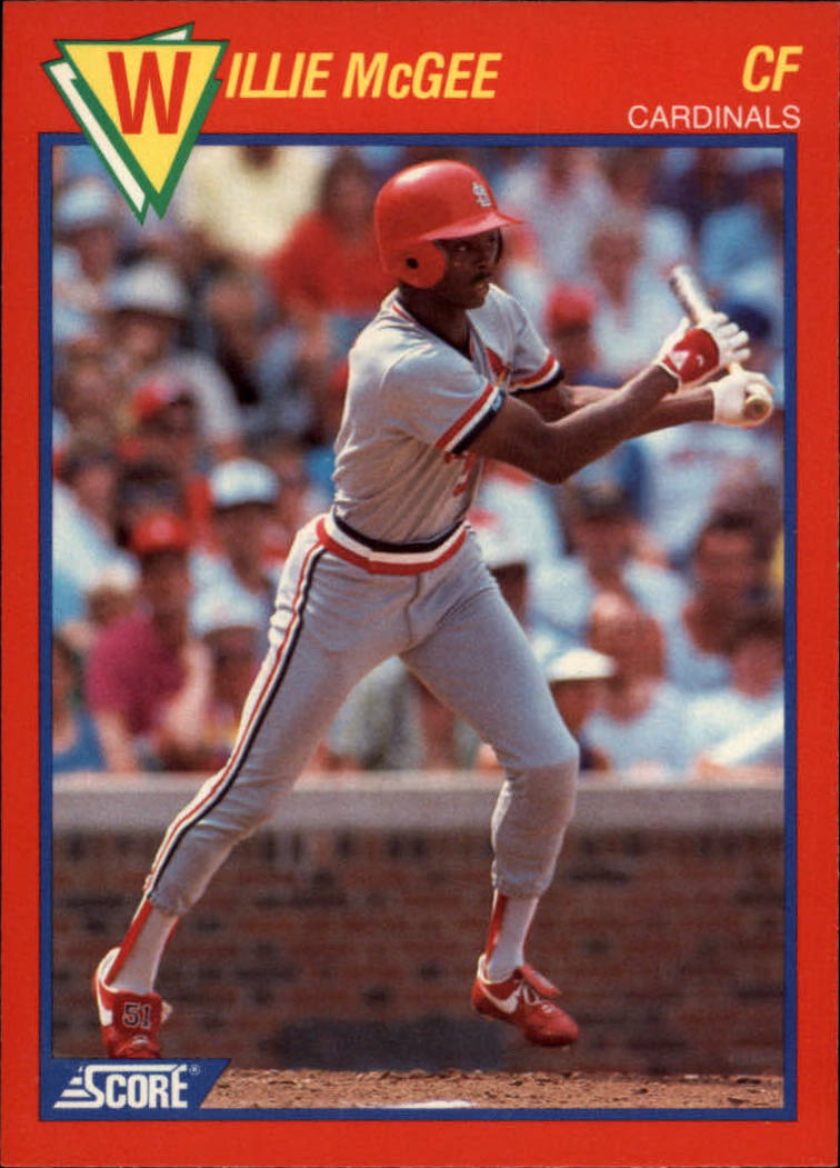 1983 Topps Stickers #326 Willie McGee - NM-MT