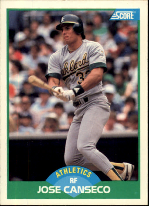 1989 Score #1 Jose Canseco