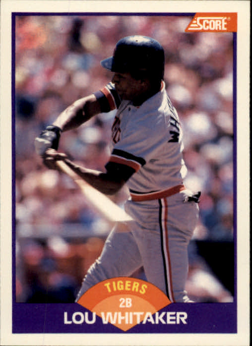 1989 Score #230 Lou Whitaker UER/252 games in '85,/should be 152