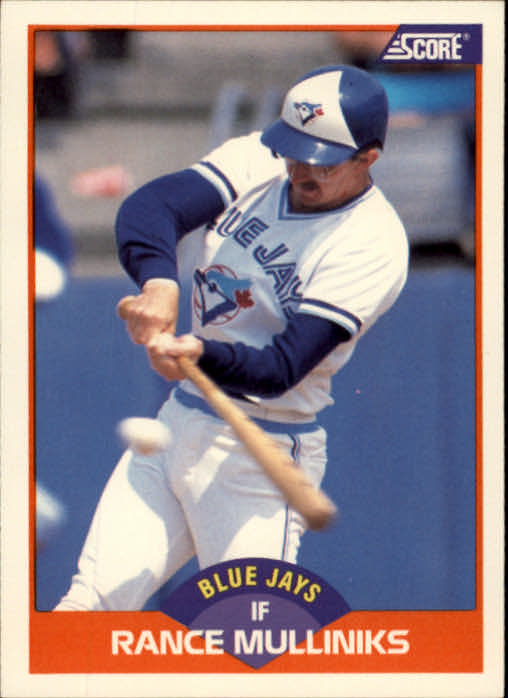 Rance Mulliniks Toronto Blue Jays Baseball Cards