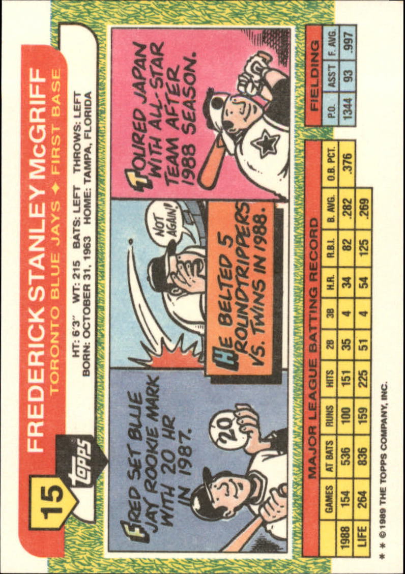B1915- 1989 Topps Big Baseball Card #s 1-200 -You Pick- 15+ FREE US SHIP - Picture 31 of 395