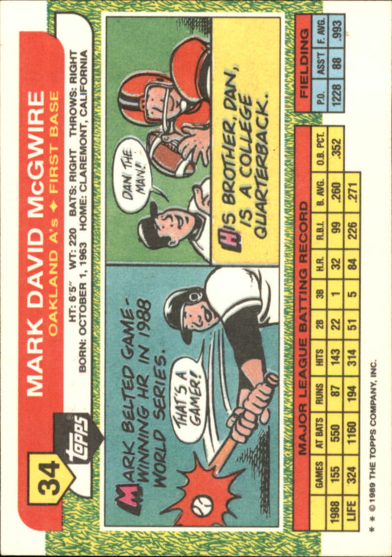 B1915- 1989 Topps Big Baseball Card #s 1-200 -You Pick- 15+ FREE US SHIP - Picture 69 of 395