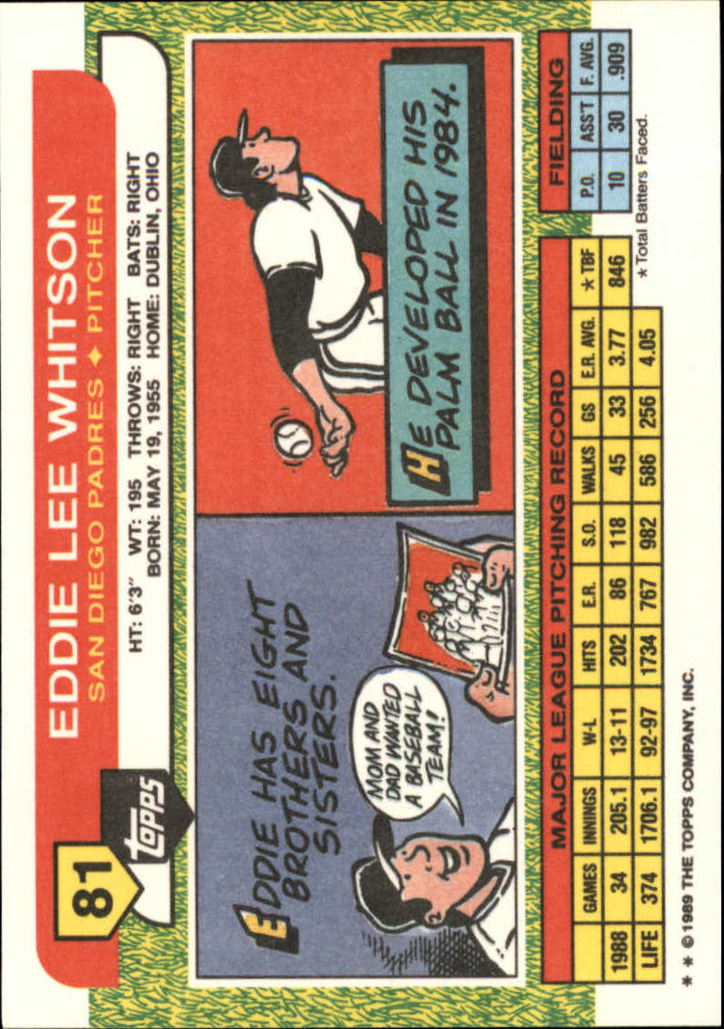 B1915- 1989 Topps Big Baseball Card #s 1-200 -You Pick- 15+ FREE US SHIP - Picture 161 of 395