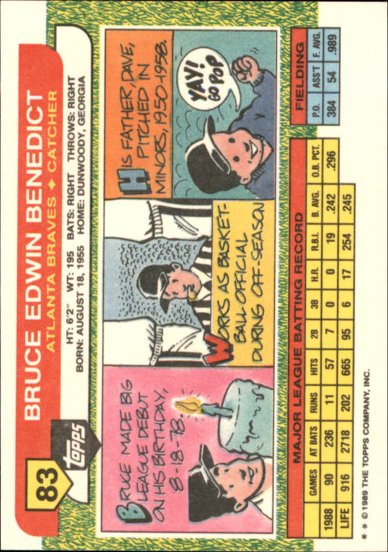 B1915- 1989 Topps Big Baseball Card #s 1-200 -You Pick- 15+ FREE US SHIP - Picture 165 of 395
