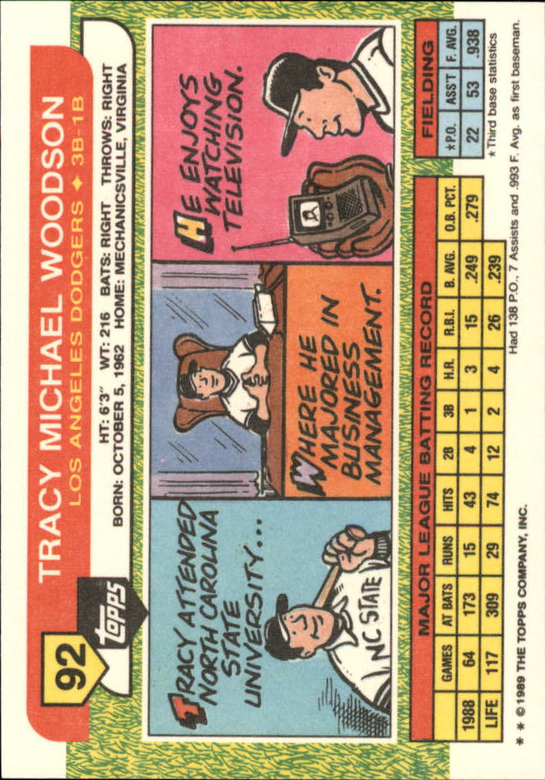 B1915- 1989 Topps Big Baseball Card #s 1-200 -You Pick- 15+ FREE US SHIP - Picture 183 of 395