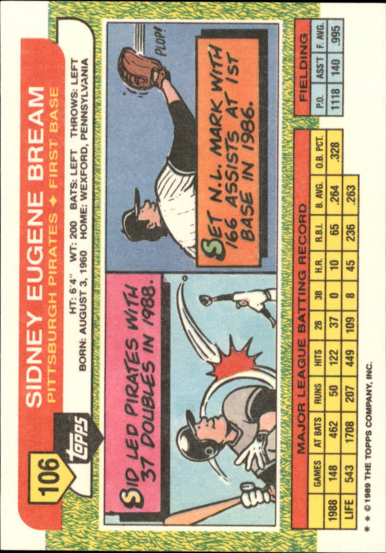 B1915- 1989 Topps Big Baseball Card #s 1-200 -You Pick- 15+ FREE US SHIP - Picture 211 of 395