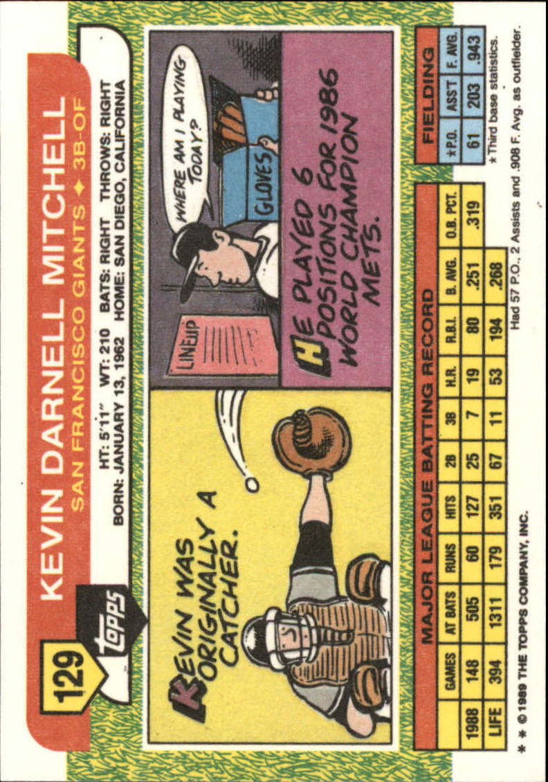 B1915- 1989 Topps Big Baseball Card #s 1-200 -You Pick- 15+ FREE US SHIP - Picture 255 of 395