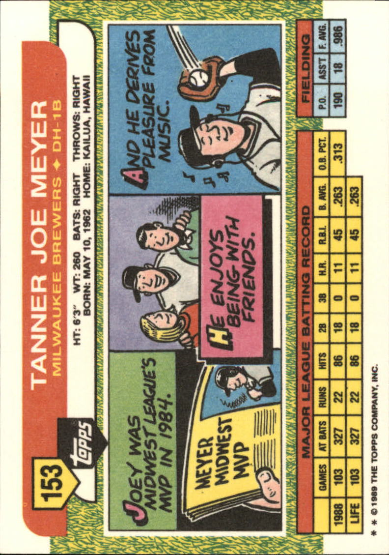B1915- 1989 Topps Big Baseball Card #s 1-200 -You Pick- 15+ FREE US SHIP - Picture 303 of 395