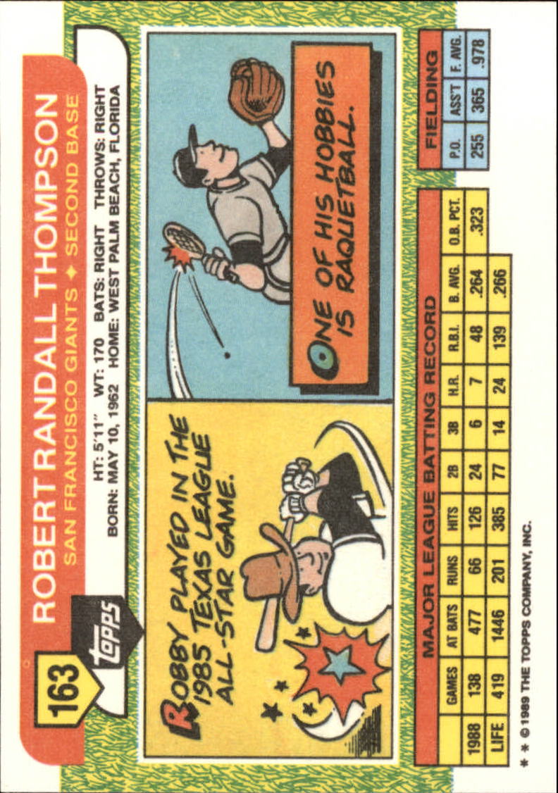 B1915- 1989 Topps Big Baseball Card #s 1-200 -You Pick- 15+ FREE US SHIP - Picture 323 of 395