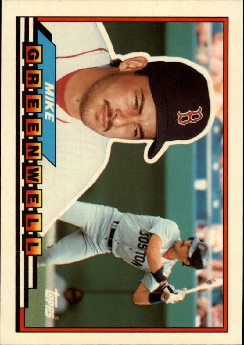 1989 DONRUSS MIKE GREENWELL BOSTON RED SOX #1
