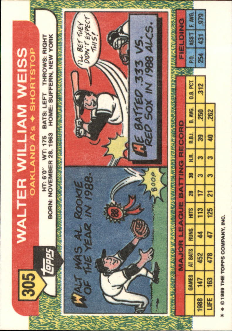 B1915- 1989 Topps Big Baseball Card #s 201-330 -You Pick- 15+ FREE US SHIP - Picture 199 of 247