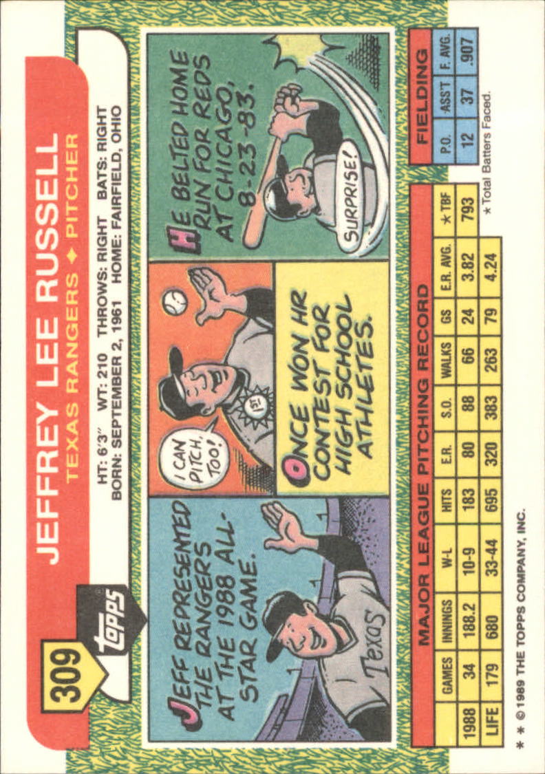 B1915- 1989 Topps Big Baseball Card #s 201-330 -You Pick- 15+ FREE US SHIP - Picture 207 of 247