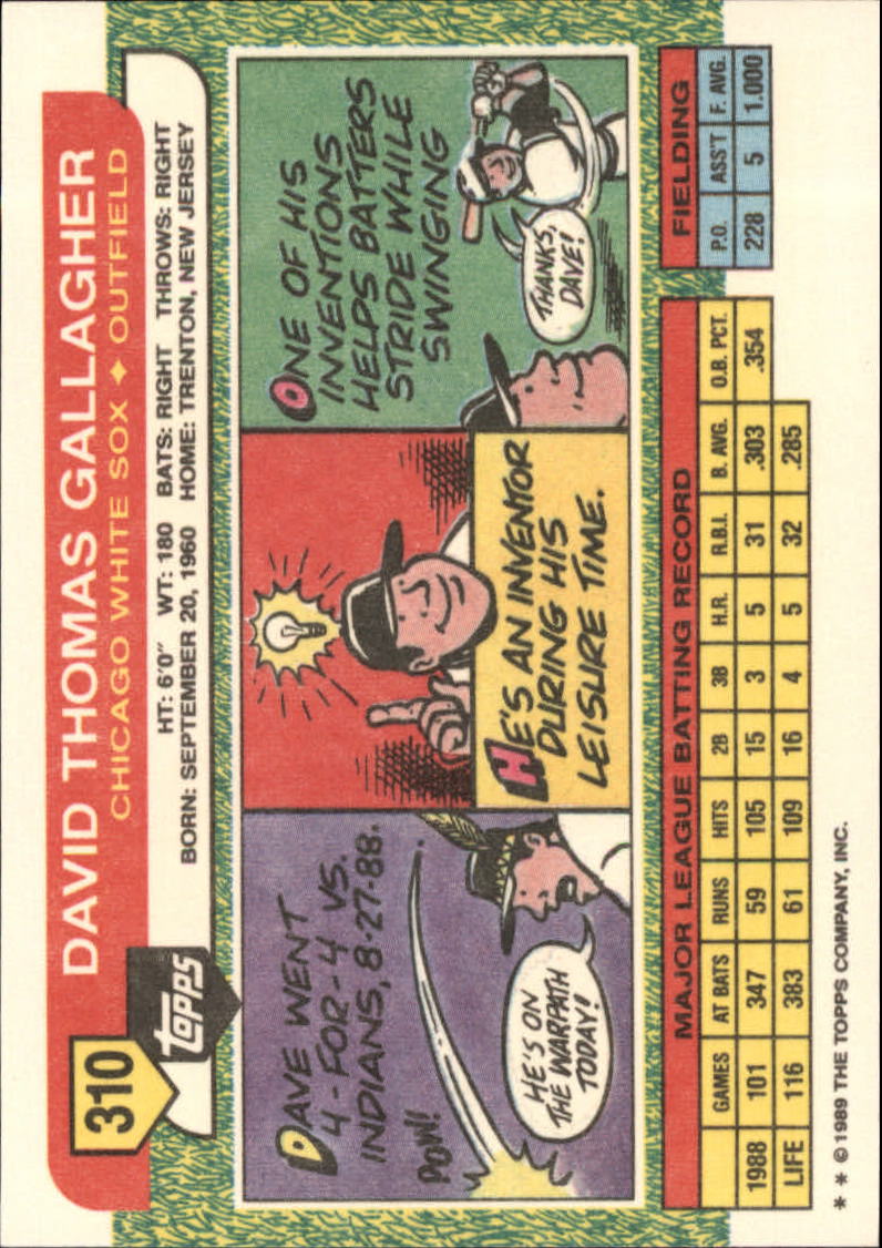 B1915- 1989 Topps Big Baseball Card #s 201-330 -You Pick- 15+ FREE US SHIP - Picture 209 of 247