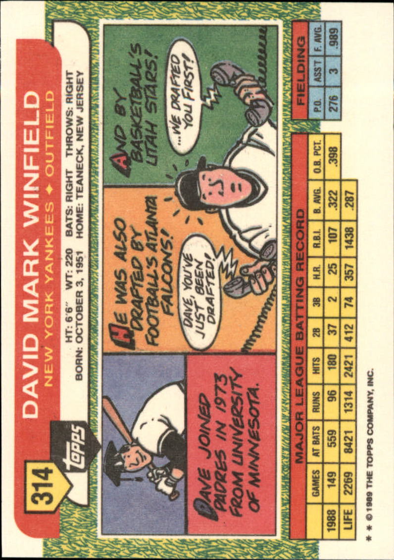 B1915- 1989 Topps Big Baseball Card #s 201-330 -You Pick- 15+ FREE US SHIP - Picture 217 of 247