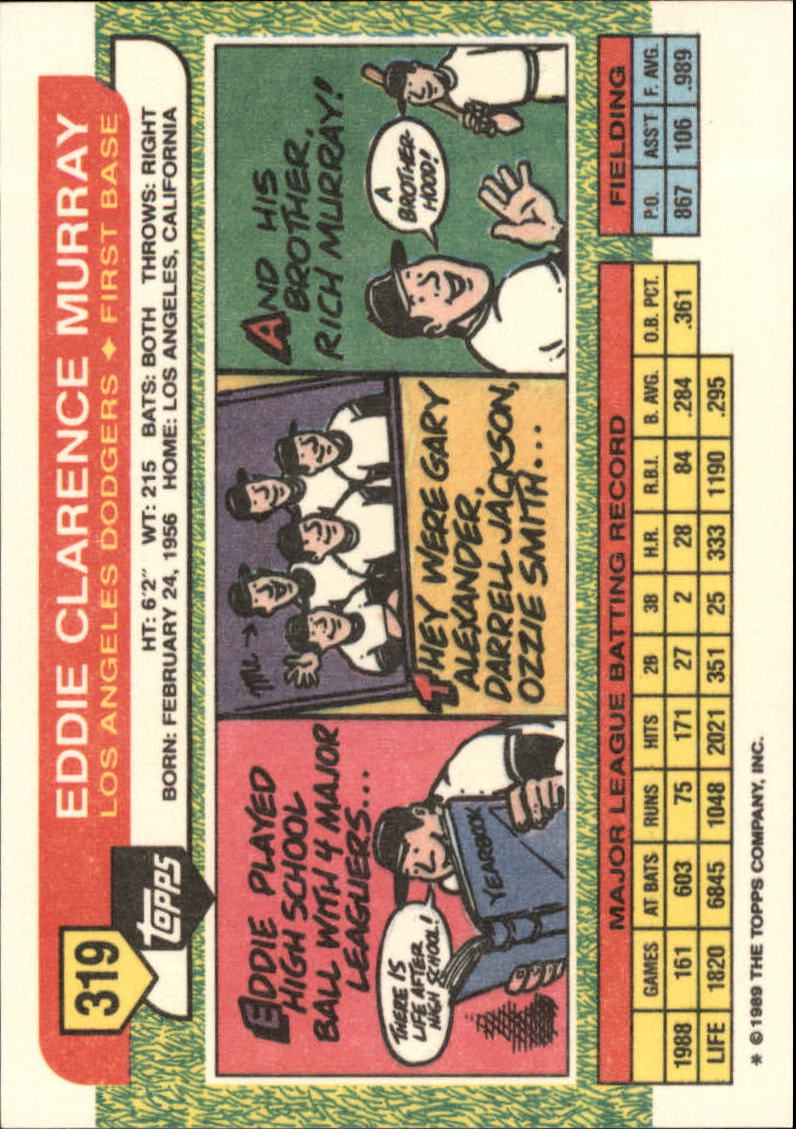 B1915- 1989 Topps Big Baseball Card #s 201-330 -You Pick- 15+ FREE US SHIP - Picture 227 of 247