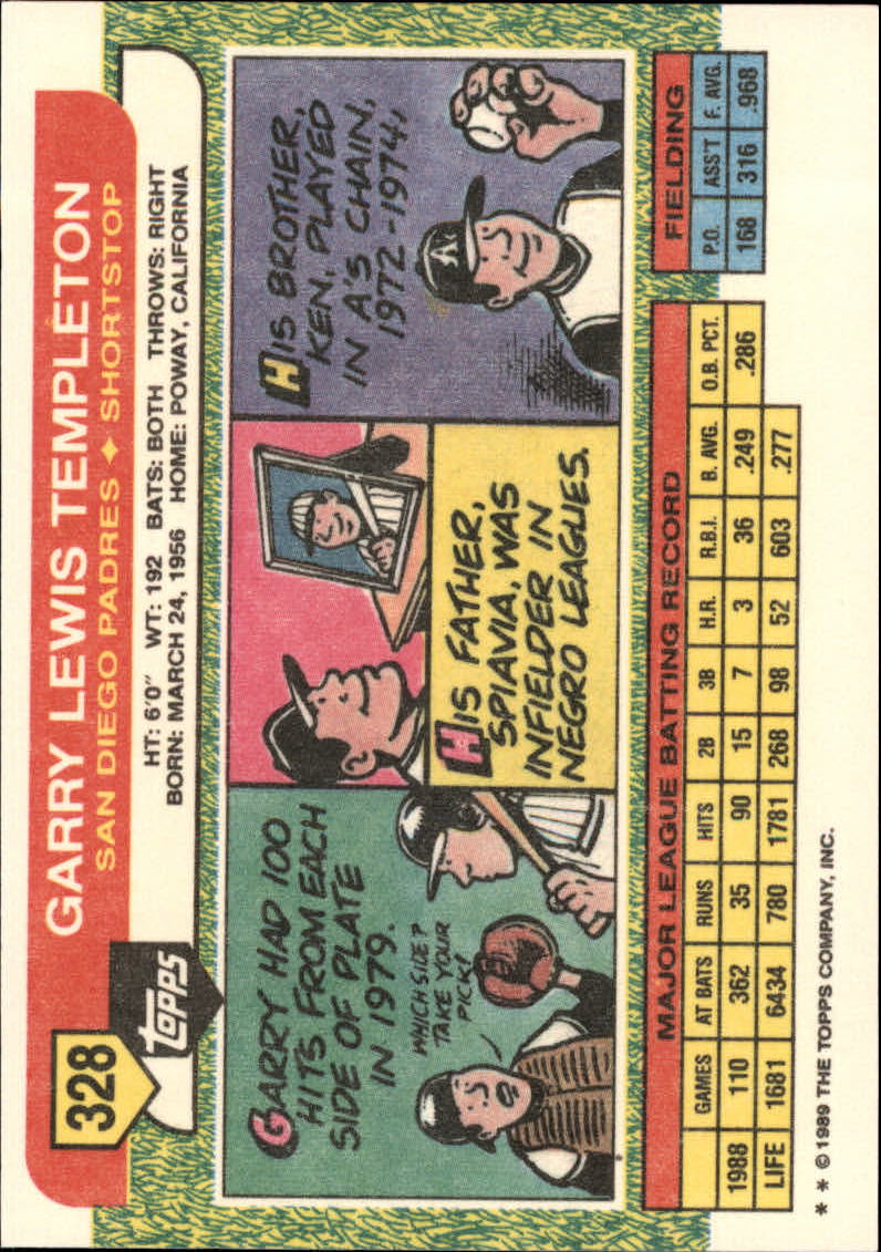 B1915- 1989 Topps Big Baseball Card #s 201-330 -You Pick- 15+ FREE US SHIP - Picture 243 of 247