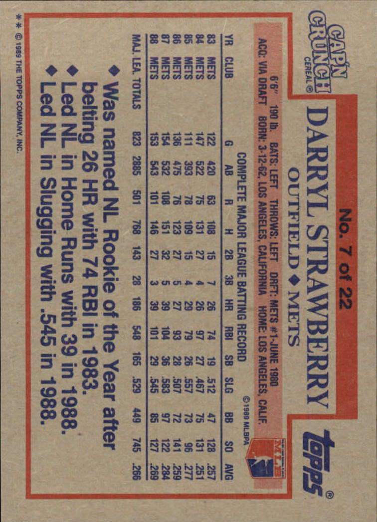 thumbnail interactive-video image 1 of 1989 Topps Cap'n Crunch Kirby Puckett Baseball Card #20 - Minnesota Twins - Near Mint, Free Shipping 1 of 2