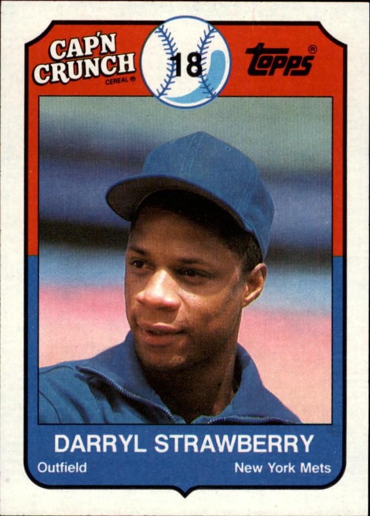 18 DARRYL STRAWBERRY New York Mets MLB OF Blue Mint Throwback