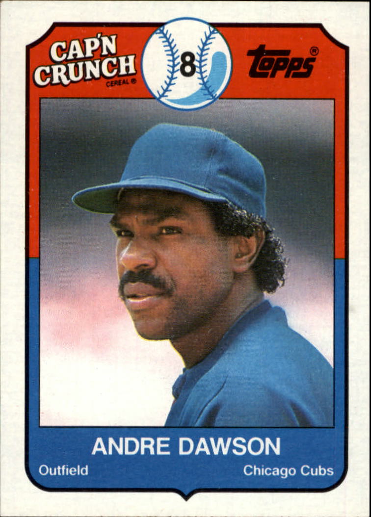 1989 Topps Cap'n Crunch #10 Andre Dawson