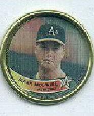 1989 Topps Coins #45 Mark McGwire