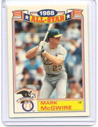 1989 Topps Glossy All-Stars #2 Mark McGwire