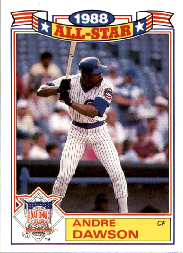 1989 Topps Glossy All-Stars #18 Andre Dawson