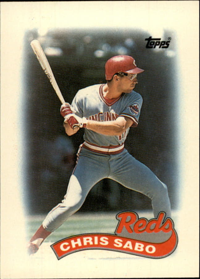  1989 Bowman #309 Chris Sabo RC Rookie Cincinnati Reds