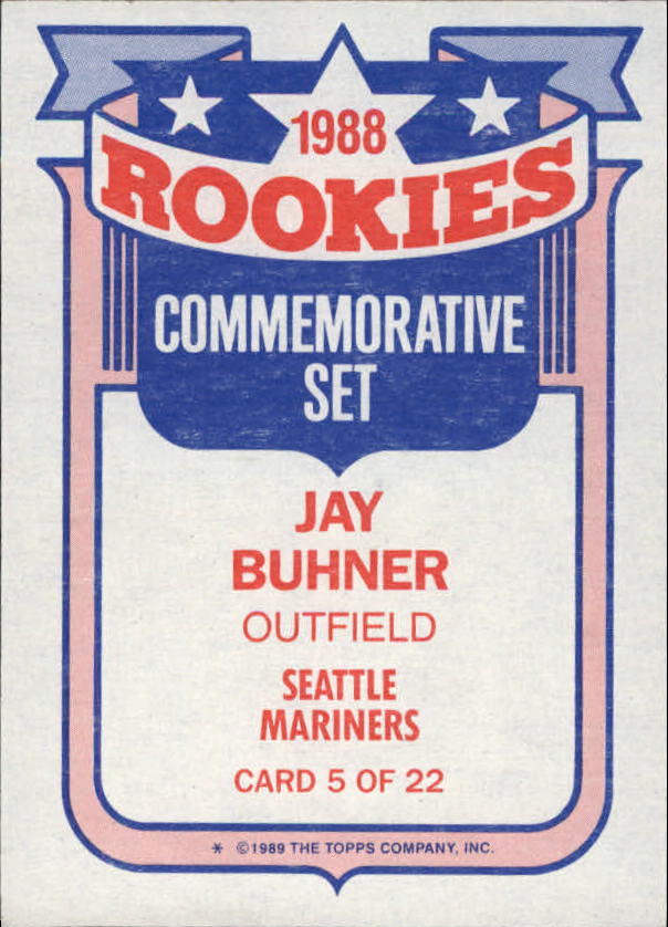 1989 Jay Buhner Topps All-Star Rookie #223