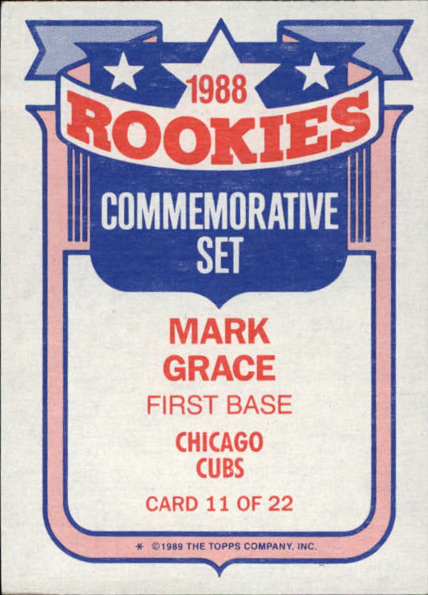 1993 Topps #630 Mark Grace VG Chicago Cubs - Under the Radar Sports