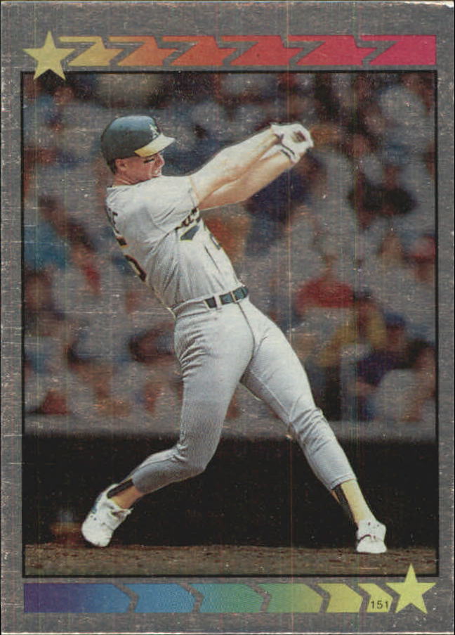 Jose Canseco signed Baseball Card (Oakland Athletics) 1989 Topps All Star #6