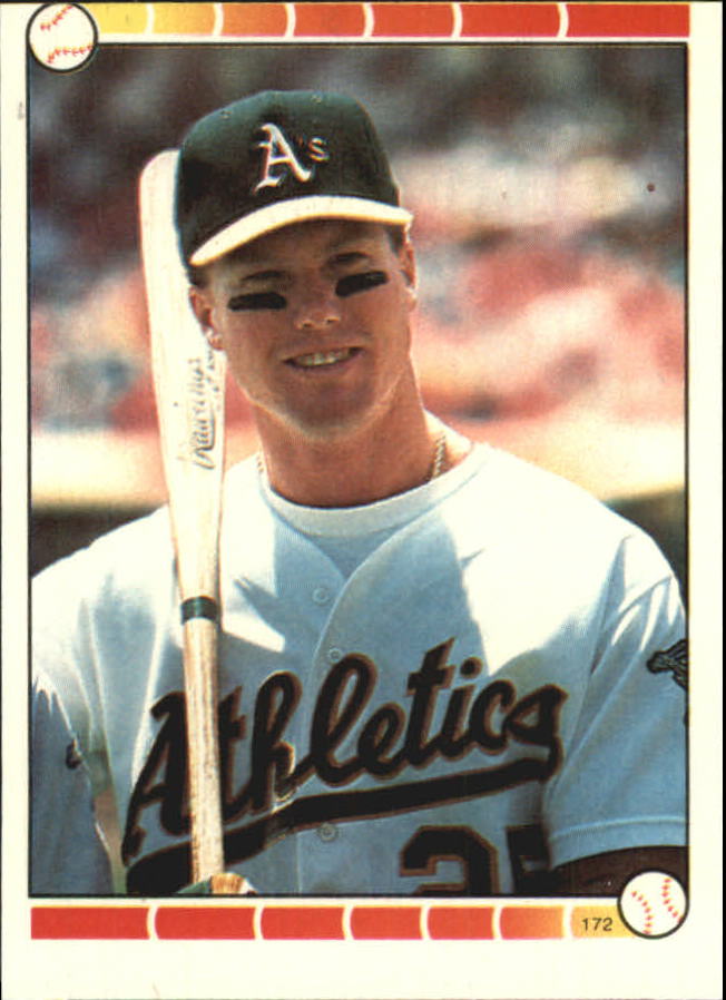 1989 Topps Stickers #172 Mark McGwire