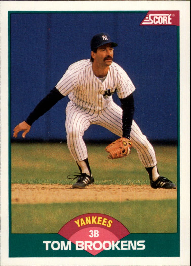 1989 Score Rookie/Traded #73T Tom Brookens - NM-MT - The Dugout