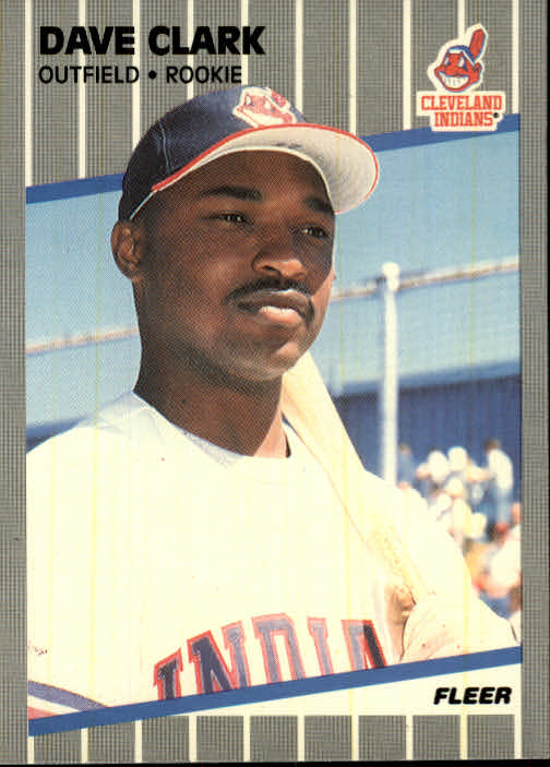 1990 Fleer #630A Will Clark '89 ERR/32 total bases/on card back