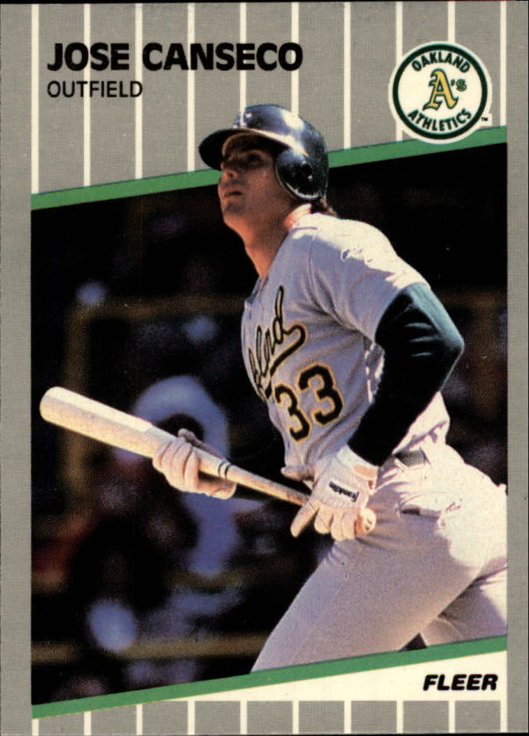 1989 Fleer Glossy #5 Jose Canseco
