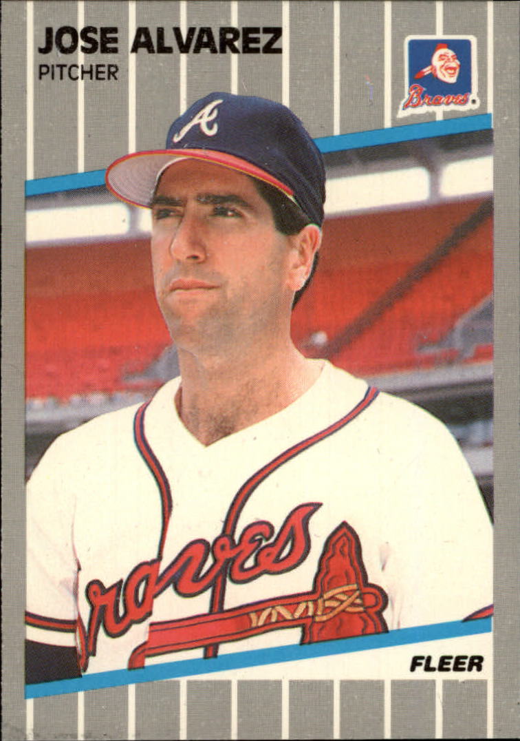 1989 Fleer Glossy #585 Jose Alvarez