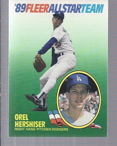 1989 Fleer All-Stars #7 Orel Hershiser
