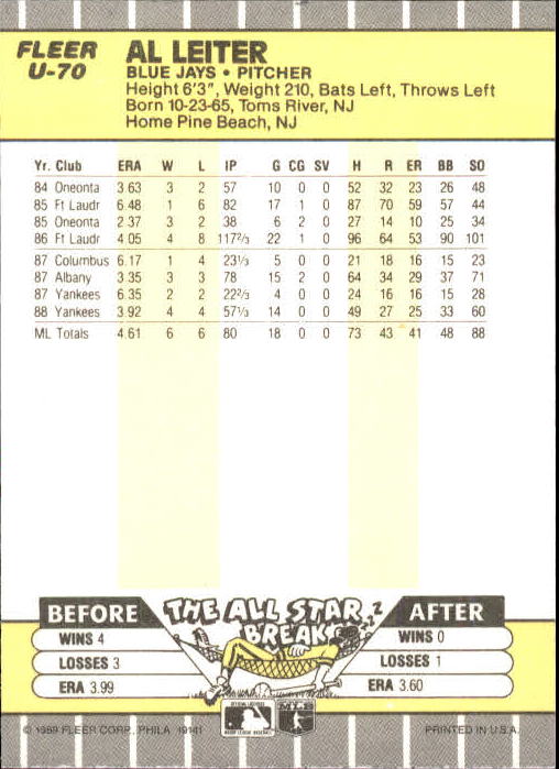B1886- 1989 Fleer Update BB Karte #S 1-132 + Rookies -du Pick- 15 + Gratis US - Bild 129 von 251