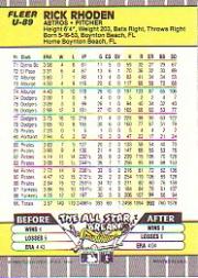 B1886- 1989 Fleer Update BB Karte #S 1-132 + Rookies -du Pick- 15 + Gratis US - Bild 167 von 251