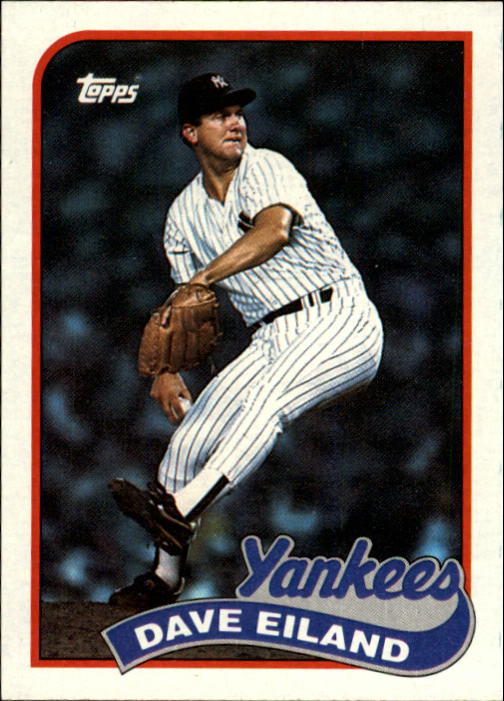1989 Topps #8 Dave Eiland