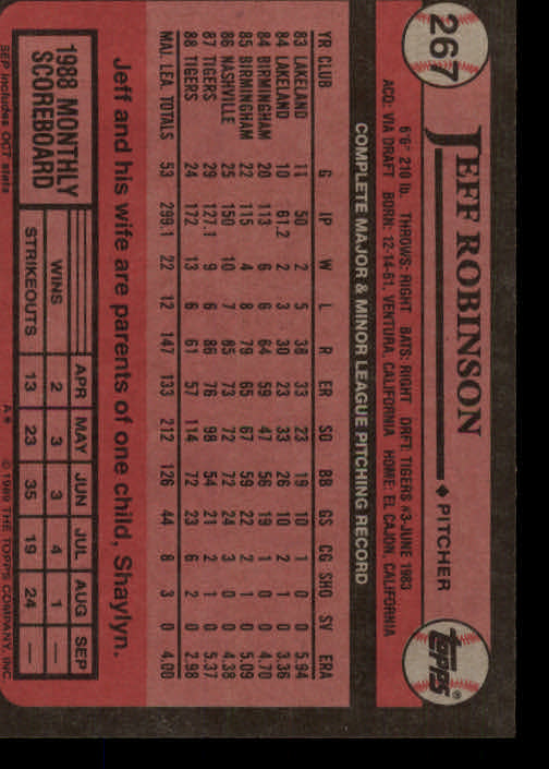 A0415- 1989 Topps Baseball Cards 201-400 +Rookies -You Pick- 15+ FREE US SHIP - Picture 131 of 395